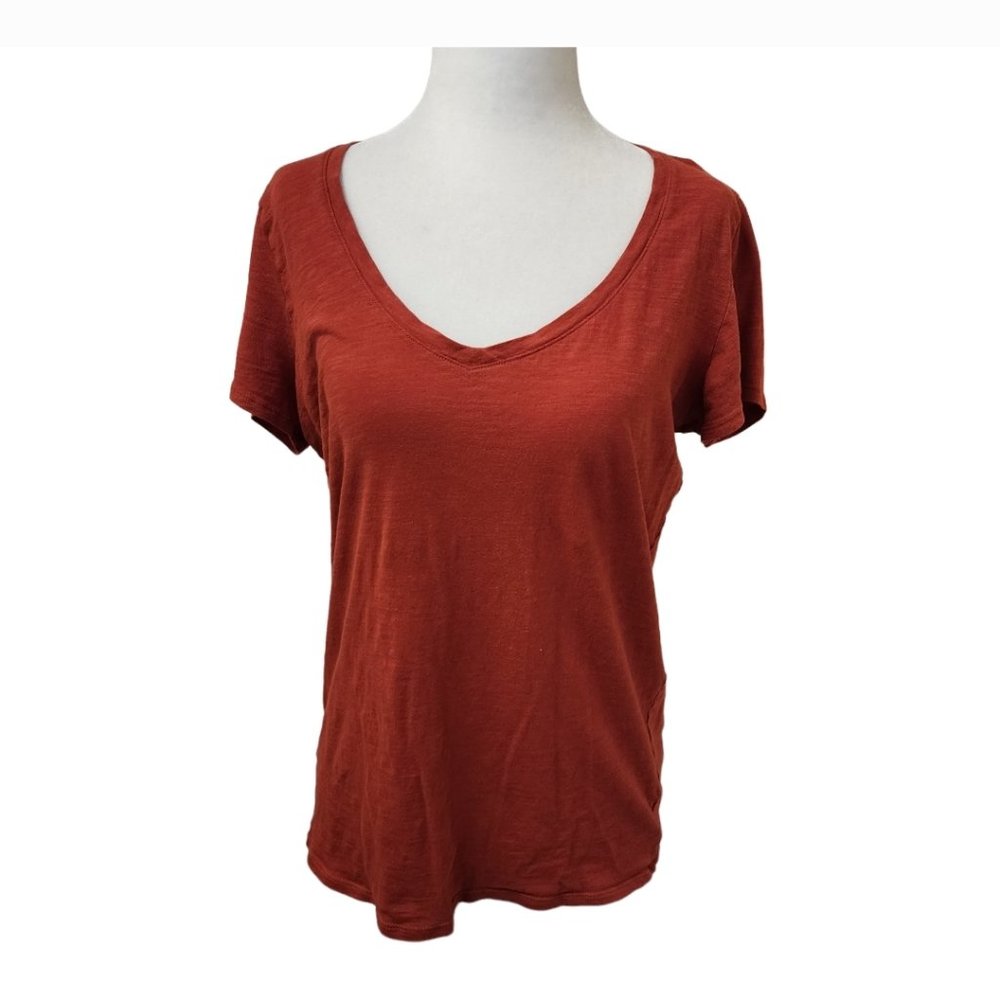 Victoria's Secret Brick Orange Red Top Small FLAW
